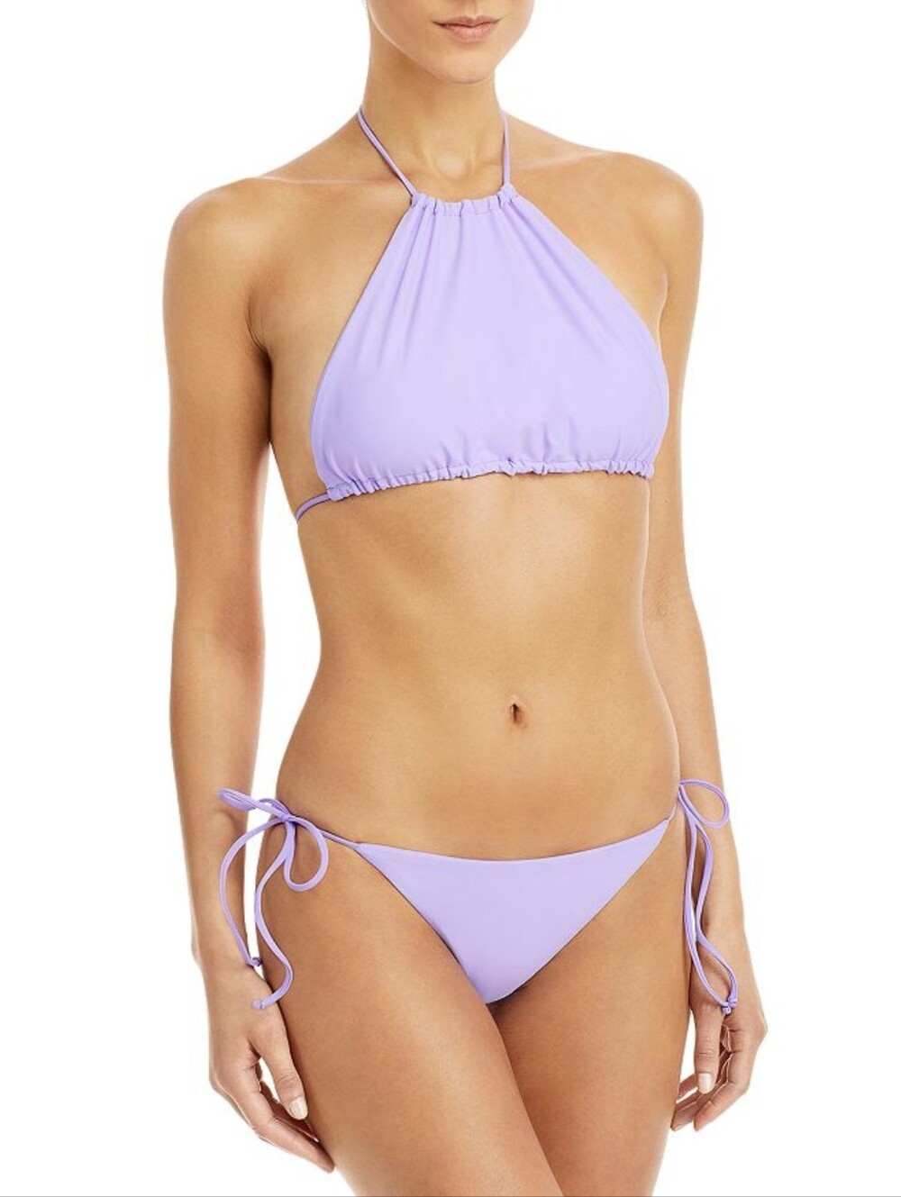JADE SWIM Gia Halterneck Bikini in Lavender S/M